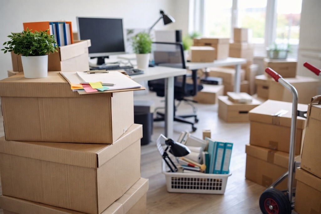Stěhování do nové kanceláře